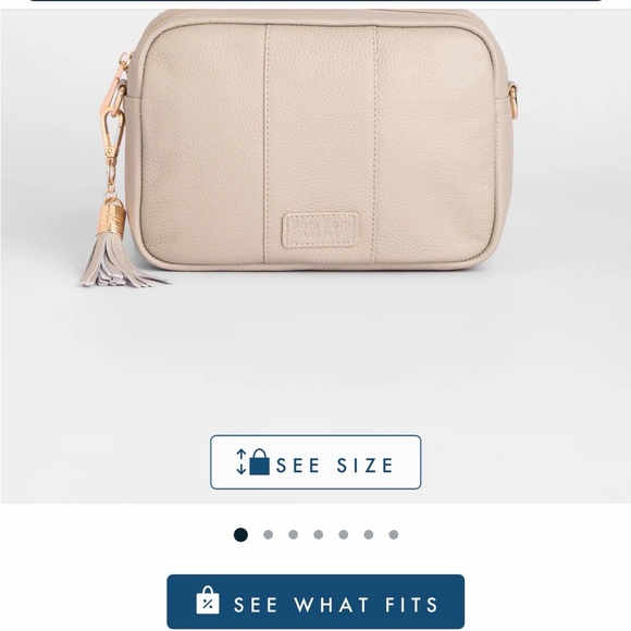 Pom Pom London Cream Crossbody Bag - Picture 4 of 5